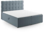 Cosmopolitan Design Világoskék boxspring ágy tárolóhellyel 160x200 cm Bali - Cosmopolitan Design