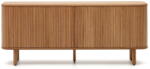 Kave Home Natúr színű komód tolóajtóval kőrisfa dekorral 180x75, 5x40 cm Mailen - Kave Home