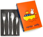 Zilverstad Ezüstszínű rozsdamentes acél gyerek evőeszköz 4 db-os Miffy - Zilverstad