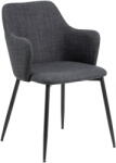 Actona Antracitszürke kárpitozott étkezőfotel szett 2 db-os Ilsa - Actona