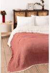 Mijolnir Téglavörös muszlin ágytakaró franciaágyra 230x250 cm - Mijolnir