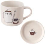 Orion Fehér porcelán fedeles bögre 450 ml - Orion - bonami - 3 240 Ft