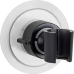 Wenko Fekete öntapadós műanyag zuhanyfej tartó Libertà - Wenko