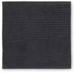 Juna Sötétszürke frottír bio pamut törölköző 30x30 cm Check - JUNA