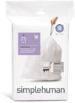 simplehuman Összehúzható szemeteszsák készlet 30 db-os 6 l B - simplehuman