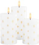 Sirius LED gyertya szett 3 db-os (magasság 15 cm) Sille - Sirius