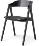 Hammel Furniture Mette fekete bükkfa étkezőszék fekete rattan ülőfelülettel - Findahl by Hammel