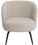 Light & Living Krémszínű buklé fotel Dieyda - Light & Living