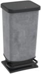 Rotho Szürke pedálos szemetes újrahasznosított műanyagból 40 l Paso - Rotho