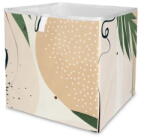 Butter Kings Abstract Dark bézs mikroszálas tárolódoboz, 32 l - Butter King