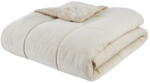Catherine Lansfield Krémszínű mikroplüss steppelt ágytakaró franciaágyra 200x220 cm Cosy Cord - Catherine Lansfield