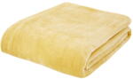 Catherine Lansfield Sárga mikroplüss takaró 130x170 cm Raschel Velvet - Catherine Lansfield