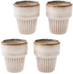 Dakls Krémszínű kőedény eszpresszó csésze szett 4 db-os 100 ml Tone - Dakls