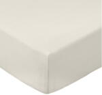 Bianca Bézs gumis pamut-perkál lepedő 185x200 cm Cotton Percale - Bianca