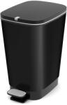 KIS Matt fekete műanyag pedálos szemetes 25 l Chic Bin - KIS