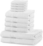 Restilo Fehér pamut törölköző és fürdőlepedő szett 10 db-os Marina - DecoKing
