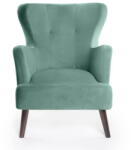 Bonami Essentials Mentazöld bársony füles fotel Noemye - Bonami Selection