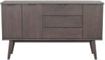 Rowico Home Barna alacsony komód tölgyfa dekorral 150x85 cm Filippa - Rowico