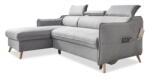 Miuform Világosszürke kinyitható sarokkanapé (bal oldali) Sweet Harmony - Miuform