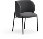 Teulat Sötétszürke kárpitozott étkezőfotel szett 2 db-os Mogi - Teulat