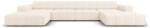 Cosmopolitan Design Krémszínű sarokkanapé (U alakú) Chicago - Cosmopolitan Design