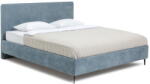 Bonami Kék kárpitozott franciaágy ágyráccsal 160x200 cm Noira Slim - Bonami Selection