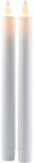 Sirius Elemmel működő LED gyertya szett 2 db-os (magasság 25 cm) Sara Crown - Sirius