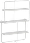 Ixia Fehér többszintes fém fali polc 51 cm - Ixia