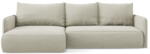 Makamii Krémszínű kinyitható-tárolóhelyes sarokkanapé (bal oldali) Nanea - Makamii - bonami - 491 190 Ft