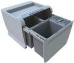 Elletipi Műanyag szemetes szelektív hulladékhoz/beépíthető 18 + 12 + 12 + 8 l City - Elletipi