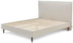 Bobochic Bézs kárpitozott franciaágy ágyráccsal 160x200 cm Sary - Bobochic Paris - bonami - 221 520 Ft