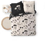 douceur d'intérieur Fekete-bézs kétszemélyes hosszabbított pamut-perkál ágyneműhuzat 240x220 cm Iris - douceur d'intérieur