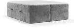 Maison de Reve Szürke ágyneműtartós boxspring ágy 200x200 cm Yoko - Maison de Rêve