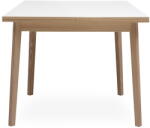 Hammel Furniture Single kihúzható étkezőasztal fehér asztallappal, 90 x 90 cm - Hammel