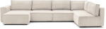 Bobochic Paris Krémszínű kordbársony sarokkanapé (jobb oldali-"U" alakú) Nihad modular - Bobochic Paris - bonami - 1 130 490 Ft