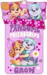 Jerry Fabrics Rózsaszín pamut gyerek ágyneműhuzat babaágyhoz 100x135 cm Paw Patrol "Pawsome friendships grow" - Jerry Fabrics