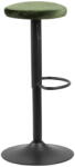 Actona Zöld kárpitozott állítható magasságú bárszék (ülésmagasság 62 cm) Finch - Actona