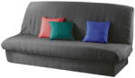 douceur d'intérieur Sötétszürke háromszemélyes gumis kanapé huzat Essentiel - douceur d'intérieur