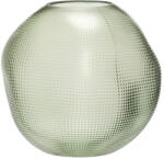 Hübsch Sole zöld üveg váza, magasság 20 cm - Hübsch