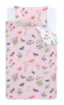 RHS Rózsaszín kétszemélyes gyerek ágyneműhuzat 200x200 cm Butterfly Garden - RHS