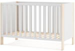 Marckeric Fehér-natúr színű babaágy 60x120 cm Esteban - Marckeric