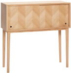 Hübsch Herringbone tölgyfa komód, magasság 90 cm - Hübsch