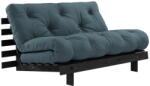 Karup Design Petróleumkék kinyitható kanapé 140 cm Roots Black Night - Karup Design