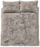 Catherine Lansfield Barna kétszemélyes mikroplüss ágyneműhuzat 200x200 cm Cuddly - Catherine Lansfield