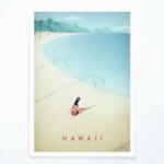Travelposter Poszter Hawaii, 30x40 cm - Travelposter