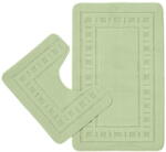 Catherine Lansfield Világoszöld fürdőszobai kilépő szett WC-hez, 2 db-os 50x80 cm Armoni - Catherine Lansfield