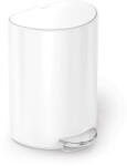 simplehuman Fehér fém pedálos szemetes 6 l - simplehuman