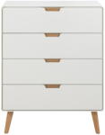 Actona Fehér komód 80x100x40 cm Lowell - Actona