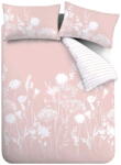 Catherine Lansfield Fehér-rózsaszín kétszemélyes-hosszabbított ágyneműhuzat 230x220 cm Meadowsweet Floral - Catherine Lansfield