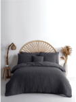 Mila Home Luxury Antracitszürke egyszemélyes renforcé pamut ágyneműhuzat 140x200 cm Waffle Striped - Mila Home Luxury
